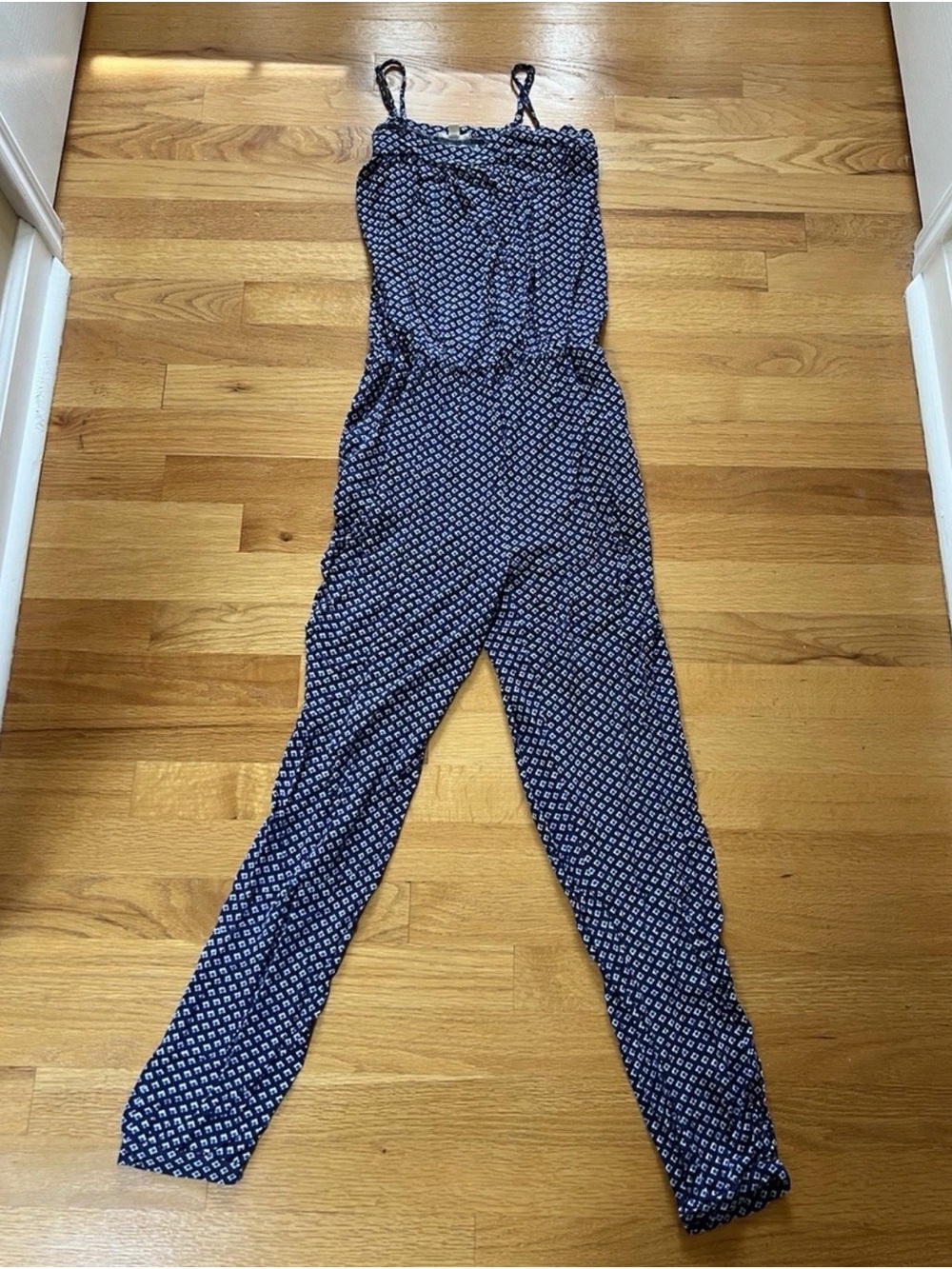 Tucker & Tate Girl’s Blue Multicolor Jumpsuit Size XL (14-16) Stretch Comfort